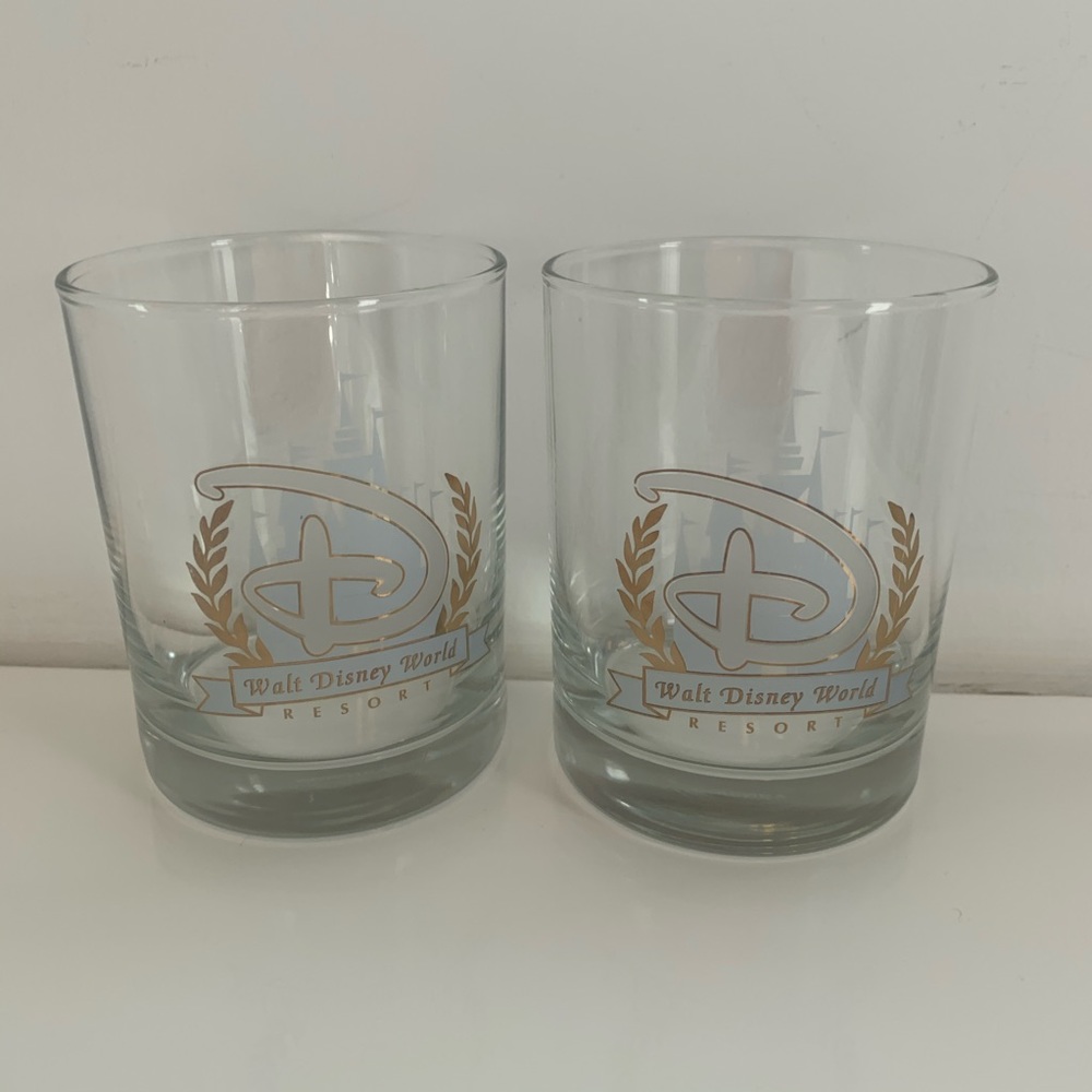 Walt Disney World Resort Bar Glassware Cups
